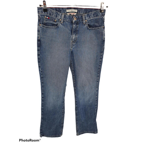 Tommy Hilfiger Denim - Tommy Hilfiger Jeans Womens 8 Hipster Boot Cut‎ MId Rise Medium Wash